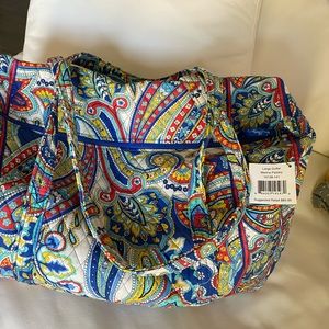 Vera Bradley Large Duffel Bag (marina print)